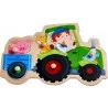 Puzzle Balade en tracteur