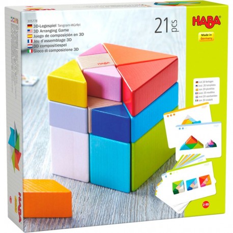 Jeu d’assemblage en 3D Cube Tangram Jeu d’assemblage en 3D Cube Tangram