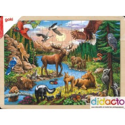 Puzzle Animaux d'Amérique...