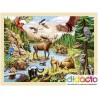 Puzzle Animaux d'Amérique du Nord
