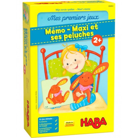 Mes premiers jeux – Mémo – Maxi et ses peluches Mes premiers jeux – Mémo – Maxi et ses peluches