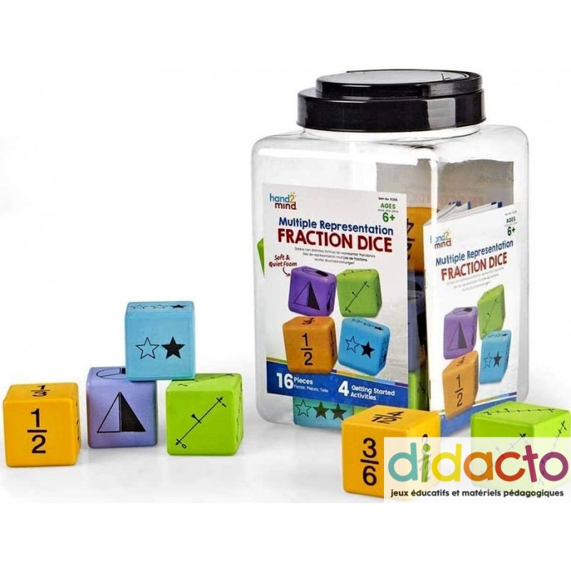 Dés Mathématiques Enfants Learning Resources Dés Numération - Jeu 16