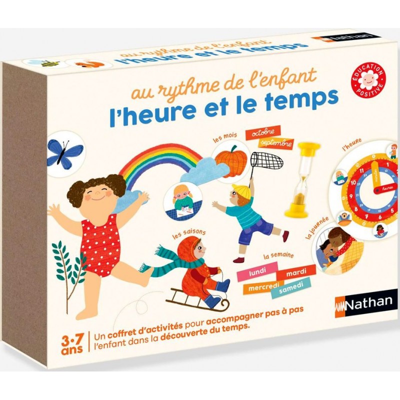 Coffret Avec Du Materiel Pour Accompagner Les Decouvertes De L Enfant Autour De L Heure Et Du Temps
