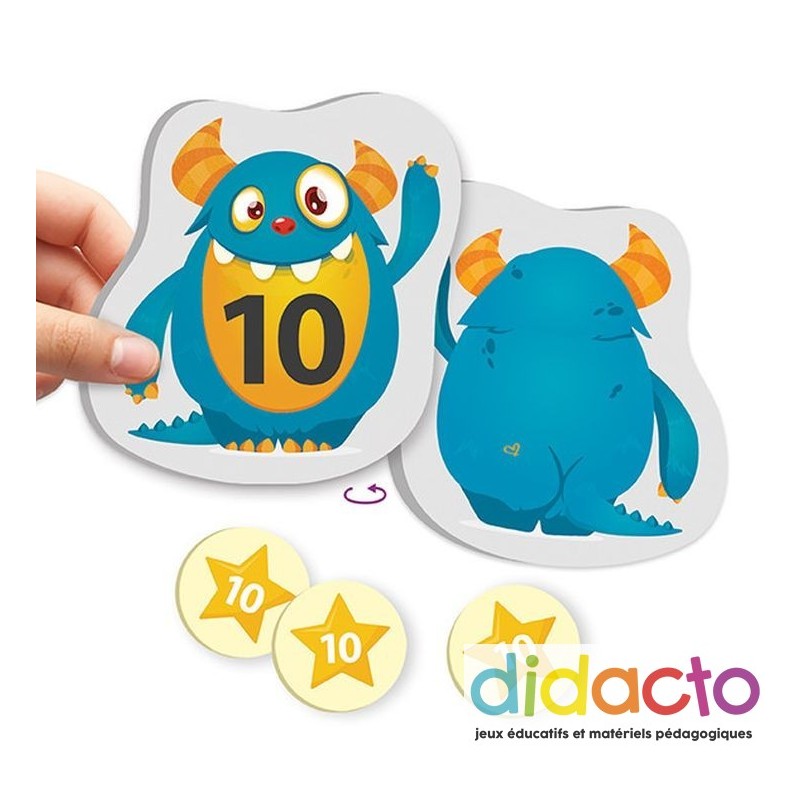 Les amis du 10 - Akros - 44 monstres pour travailler les compléments à 10!