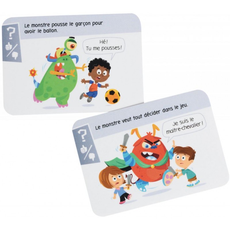 L'école des monstres - Jeu de parcours avec des monstres pour les aider à comprendre les règles de vie en société.