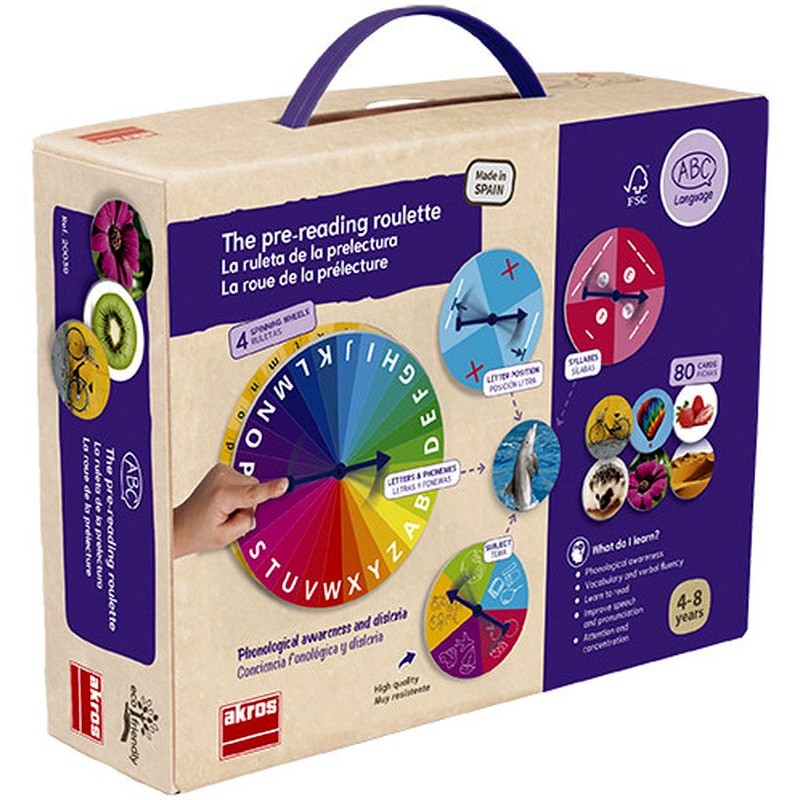 Roue De Jeu Effaçable - Lot De 2 - Arc-en-ciel Pour Classe Et Jeux De Probabilités
