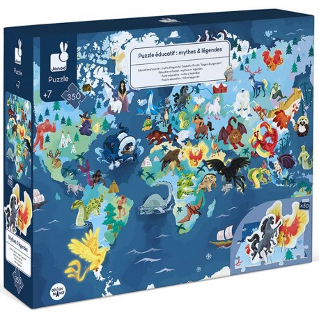 Puzzle éducatif géant Mythes et Légendes Puzzle éducatif géant Mythes et Légendes