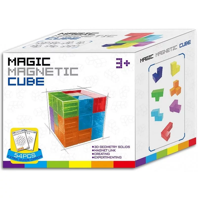 Magic magnetic cube