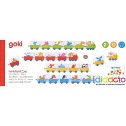 Jeu de dé - les petits trains