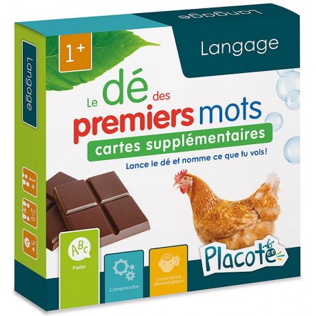 Le dé des premiers mots - Cartes supplémentaires Le dé des premiers mots - Cartes supplémentaires