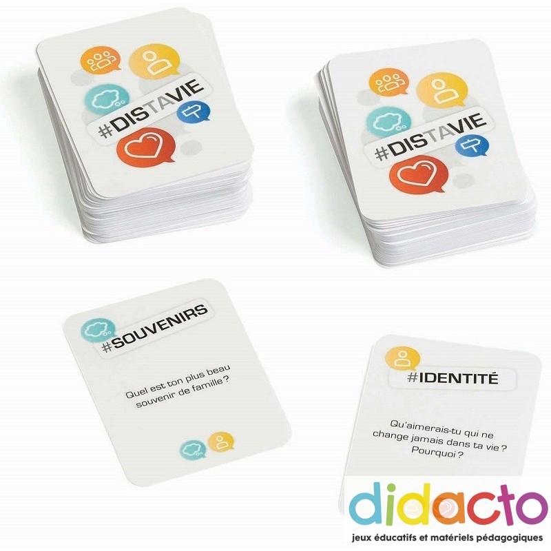 Jeu éducatif Placote Distavie pour adolescents 12-17 ans - développement des habiletés sociales