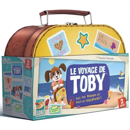Le voyage de Toby - Adorable jeu d'association pour préparer sa valise.
