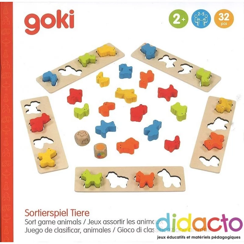 Goki - Jeu de construction en bois pour enfant