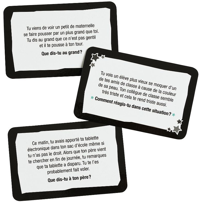 ImproSocial - Placote - Jeu d'improvisation pour trouver des réponses à des situations sociales variées. 