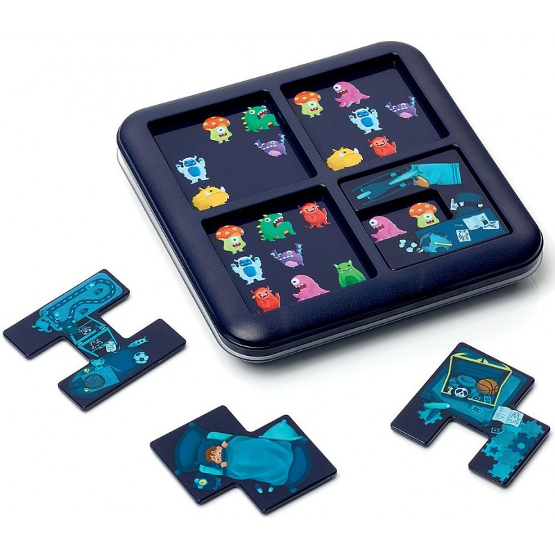Monstres sous le lit - Smart Games - Jeu de logique évolutif sur le thème des monstres.