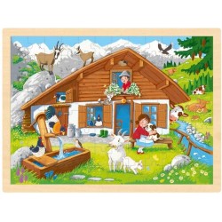 Puzzle sur l'alpage