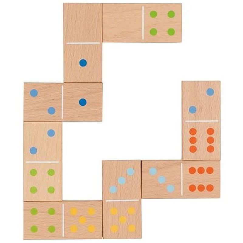 Grand jeu de domino en bois