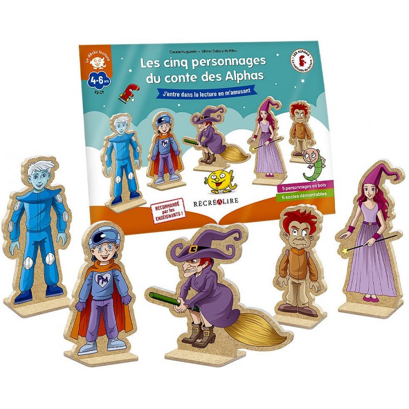 Les Cinq Personnages De La Planete Des Alphas Didacto