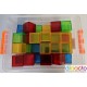 Coffret cubes translucides - 36 pcs