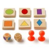 Jeu des formes et des couleurs (Stick the shape)