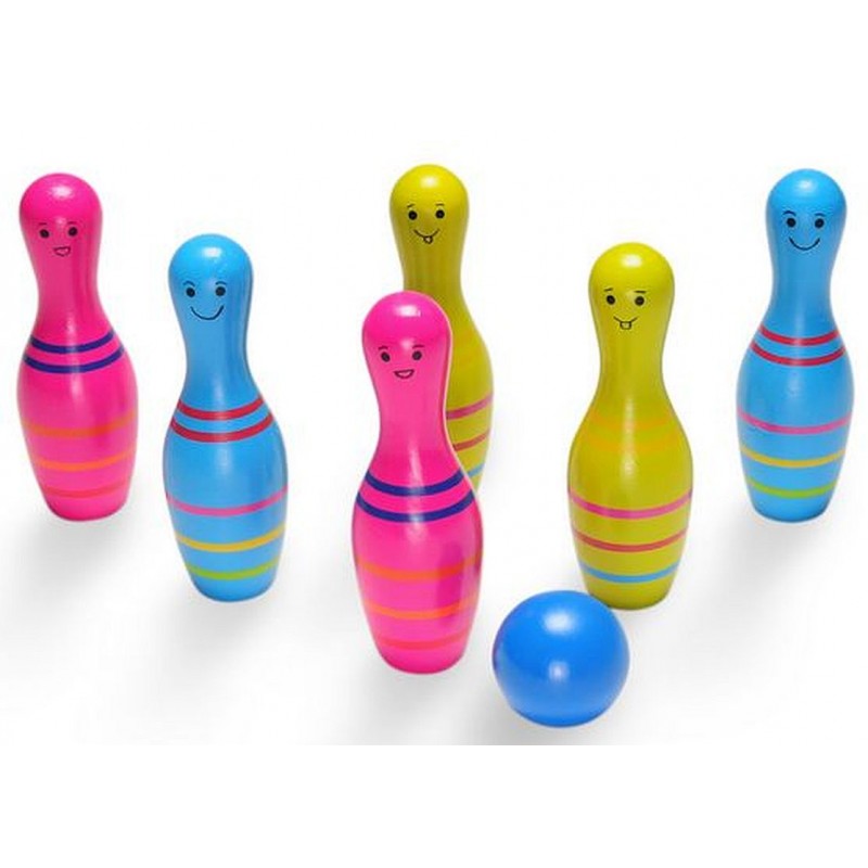 Mousehouse Gifts – Jeu De Quilles En Bois – Licornes Peintes à La Main – Dès 3 Ans – Exclusif