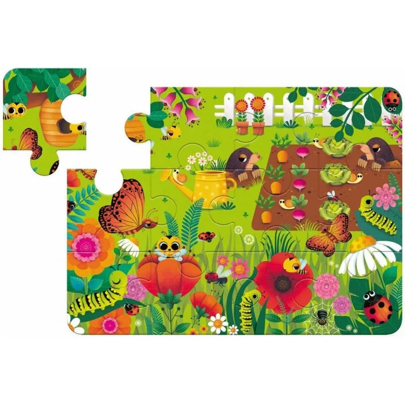 Puzzle 12 pièces - Le jardin