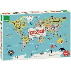 Puzzle XL carte du monde