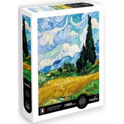 Puzzle Champ de blé avec...