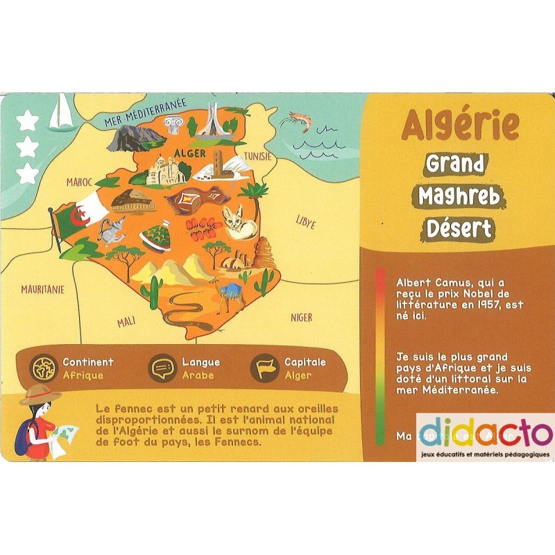 Jeu de devinettes autour de la géographie.