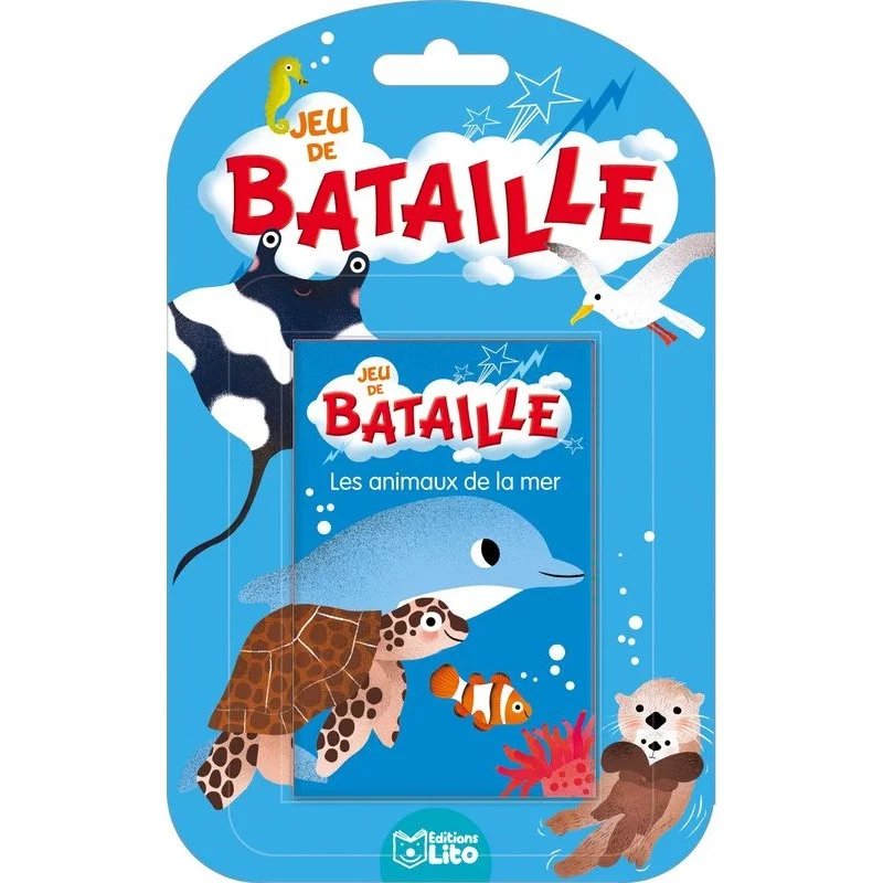 Jeu de bataille - Les animaux de la mer