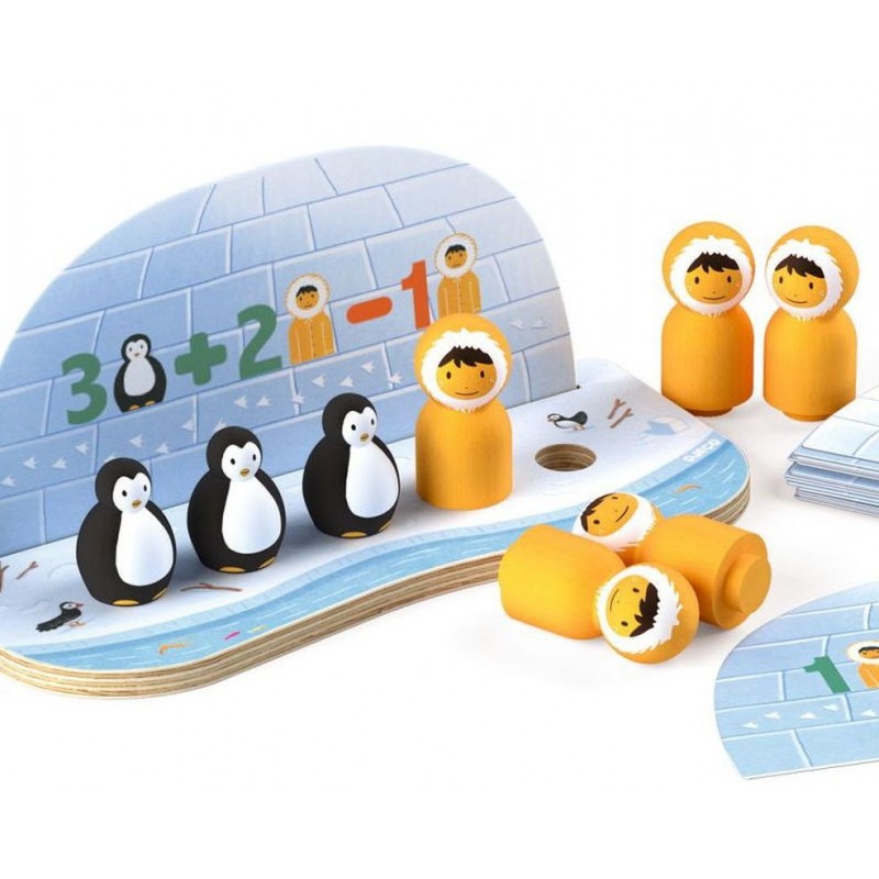 Jeu éducatif DJECO Contigloo – Apprentissage Des Nombres Et Du Dénombrement Pour Enfants