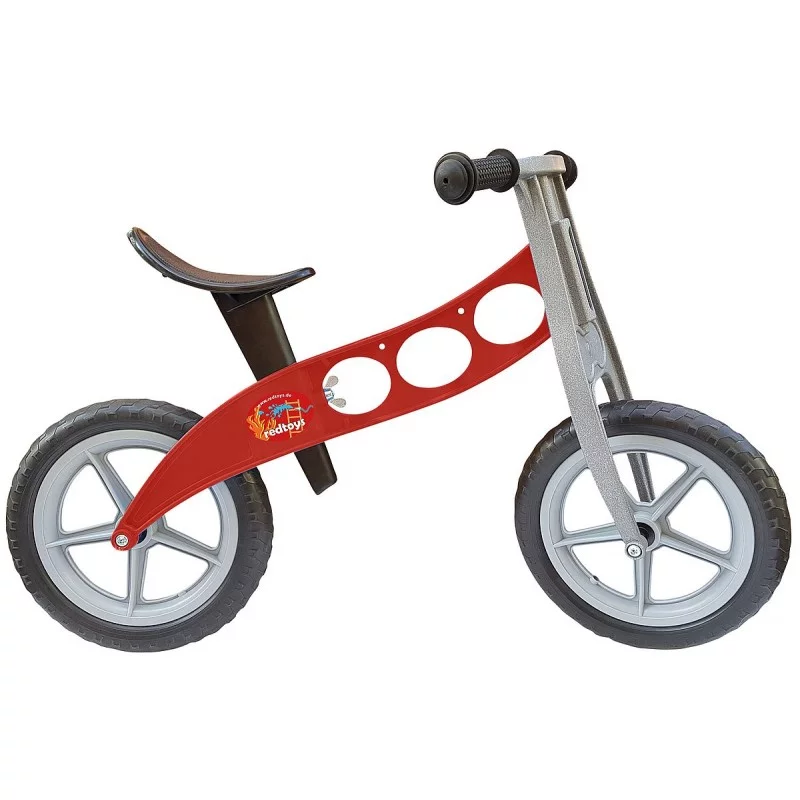 Selle vélo enfant Newton Rav noir/rouge - Partie cycle vélo sur La Bécanerie