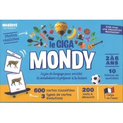 Mondy, cartes Montessori