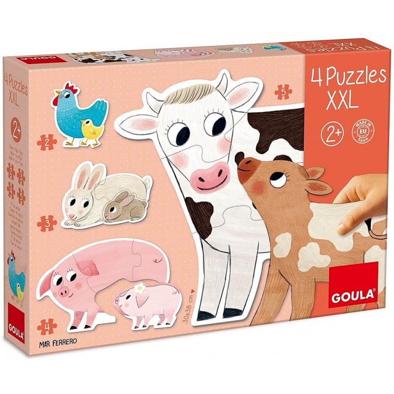 Puzzle à boutons animaux de la ferme - N/A - - nu