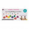 8 Clochettes accordées et colorées