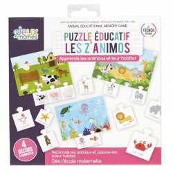 Jeu d'association - Puzzle animaux à associer et à mémoriser – L'Enfant  Malin