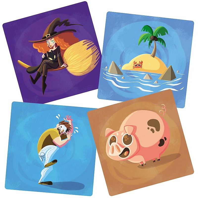 Jeu de langage et d'improvisation avec de superbes cartes et 4 modes de jeu.