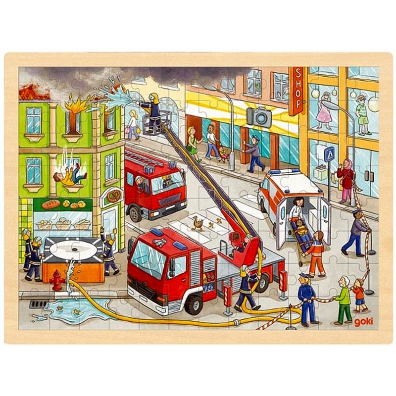 Ancien Puzzle Bois Optimago, Central Park In Winter, 1970, Complet, Belle Qualité