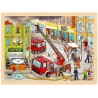 Puzzle L'intervention des pompiers