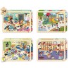 Mon école inclusive (lot de 4 puzzles)