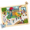 Mon école inclusive (lot de 4 puzzles)