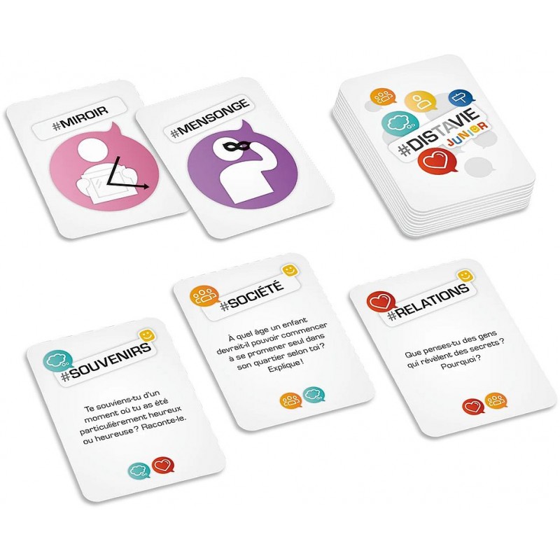 Un jeu de cartes pour s'exprimer sur des sujets variés et développer des habiletés sociales.