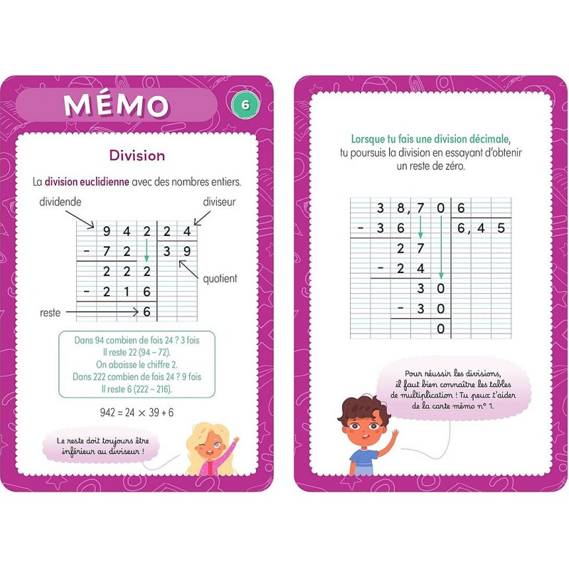 Boîte avec 100 cartes pour résoudre des problèmes mathématiques.
