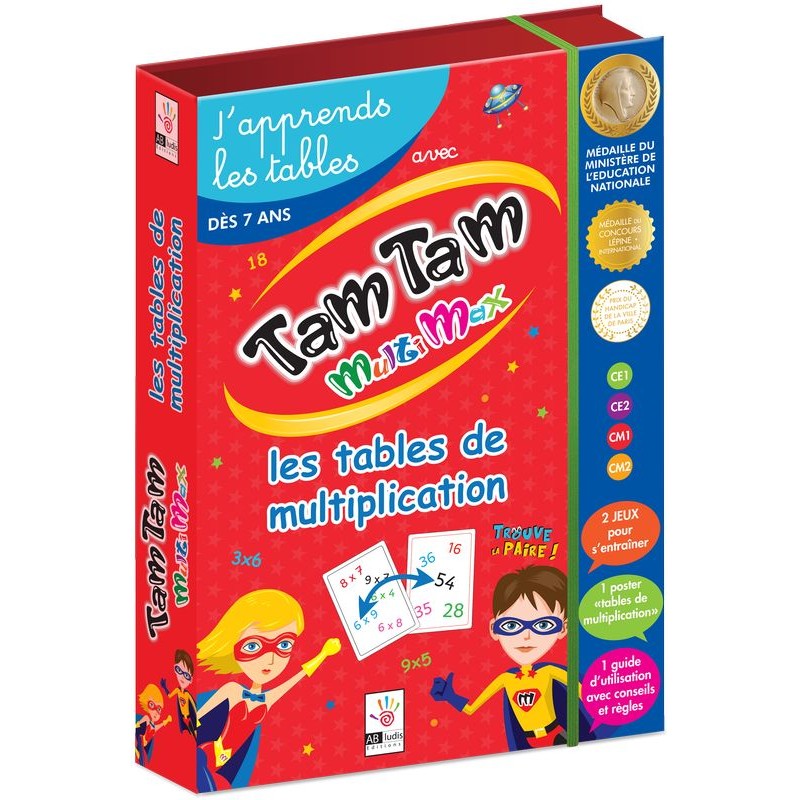 Tam tam Multimax - Coffret Multiplication