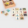Wooden story  tiles
