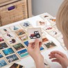 Wooden story  tiles