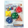 Lot de 6 grands dés polyèdres