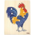 Puzzle Montessori coq