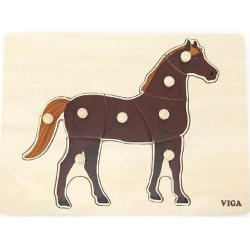 Puzzle Montessori cheval