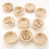 Bols numérotés (10 pcs)